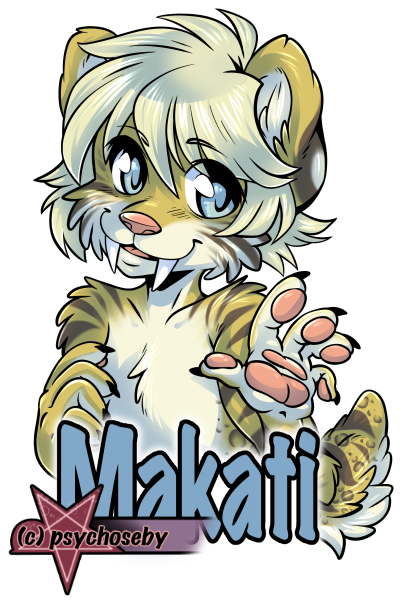 digital con badge of a saber tooth tiger, badges are a physical representation that will lead people to you to grow your audience
